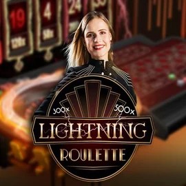 Lightning Roulette slot visual from Evolution available on katrin.com.pl