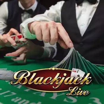 Live Blackjack logo by Evolution at Pelican Casino