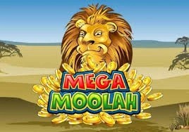 Mega Moolah slot logo by Games Global Pelican Casino