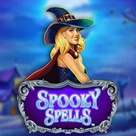 Spooky Spells online game logo by Novomatic on katrin.com.pl