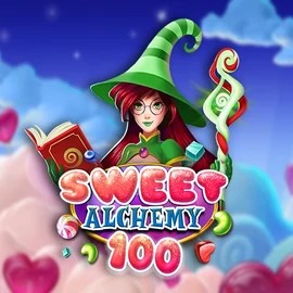 Sweet Alchemy 100 slot logo by Play'n GO at Pelican Casino